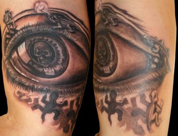 Tattoos - M.C. Esher tattoo - 43669
